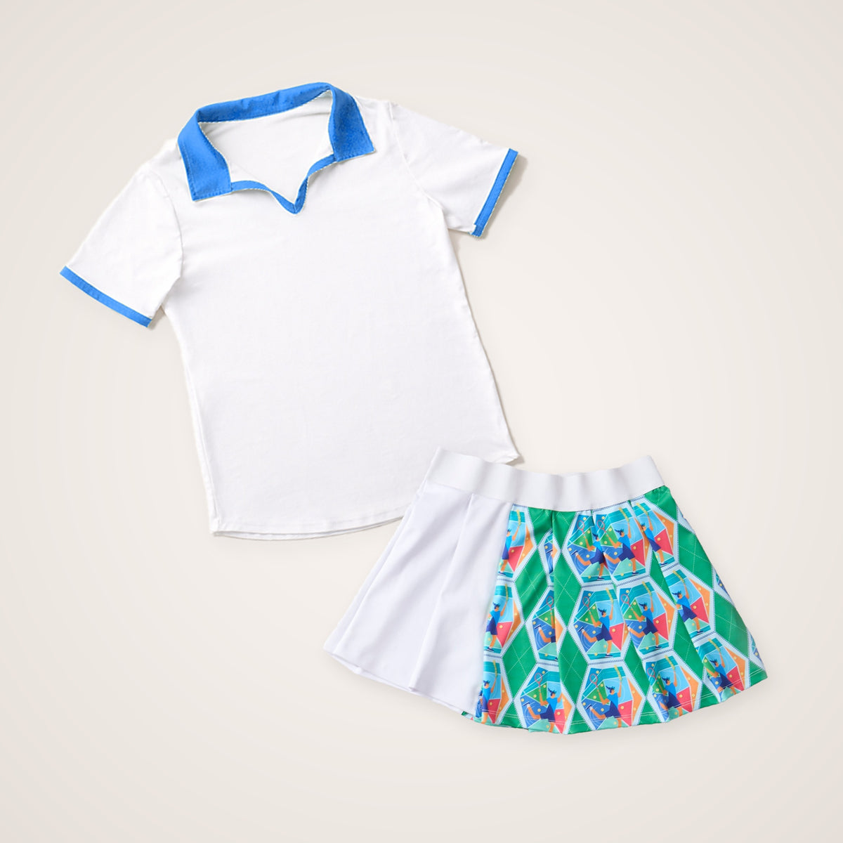 The Ashley Skirt and Kerry Polo Court Set