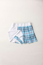 Aggie Skirt Blue - Stylish and Versatile Women's Skort - Courtship Marin