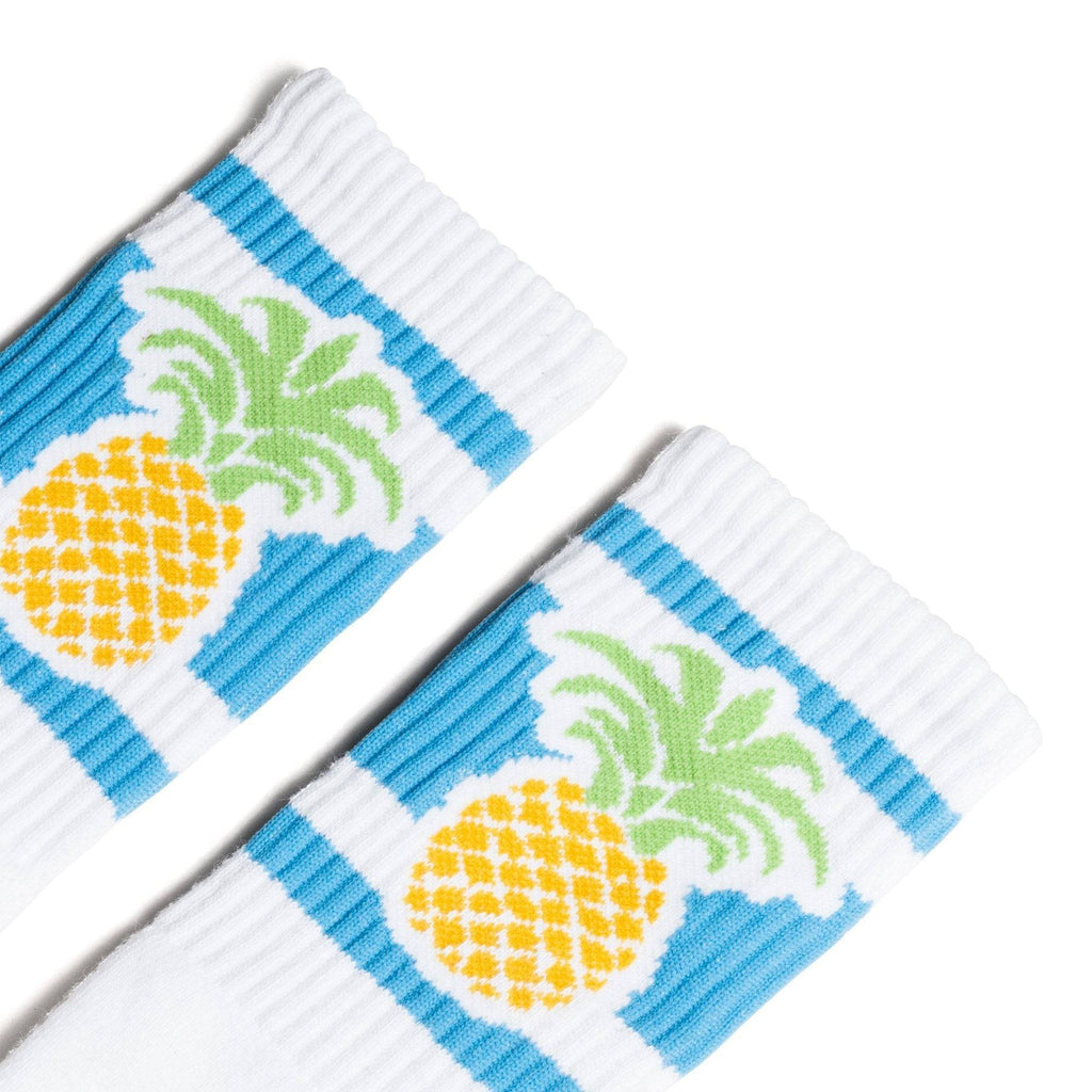 Pineapple Socks | White