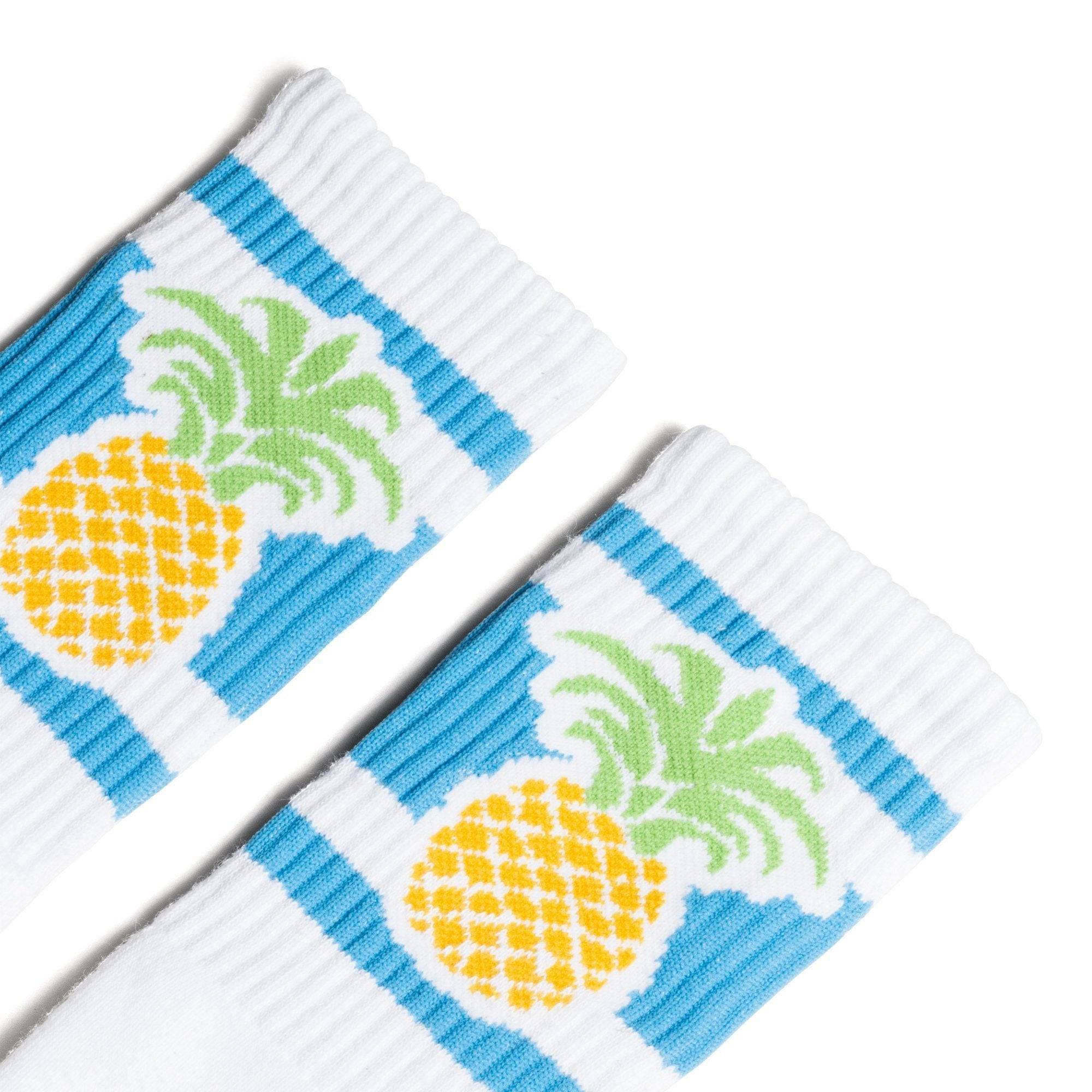 Pineapple Socks | White