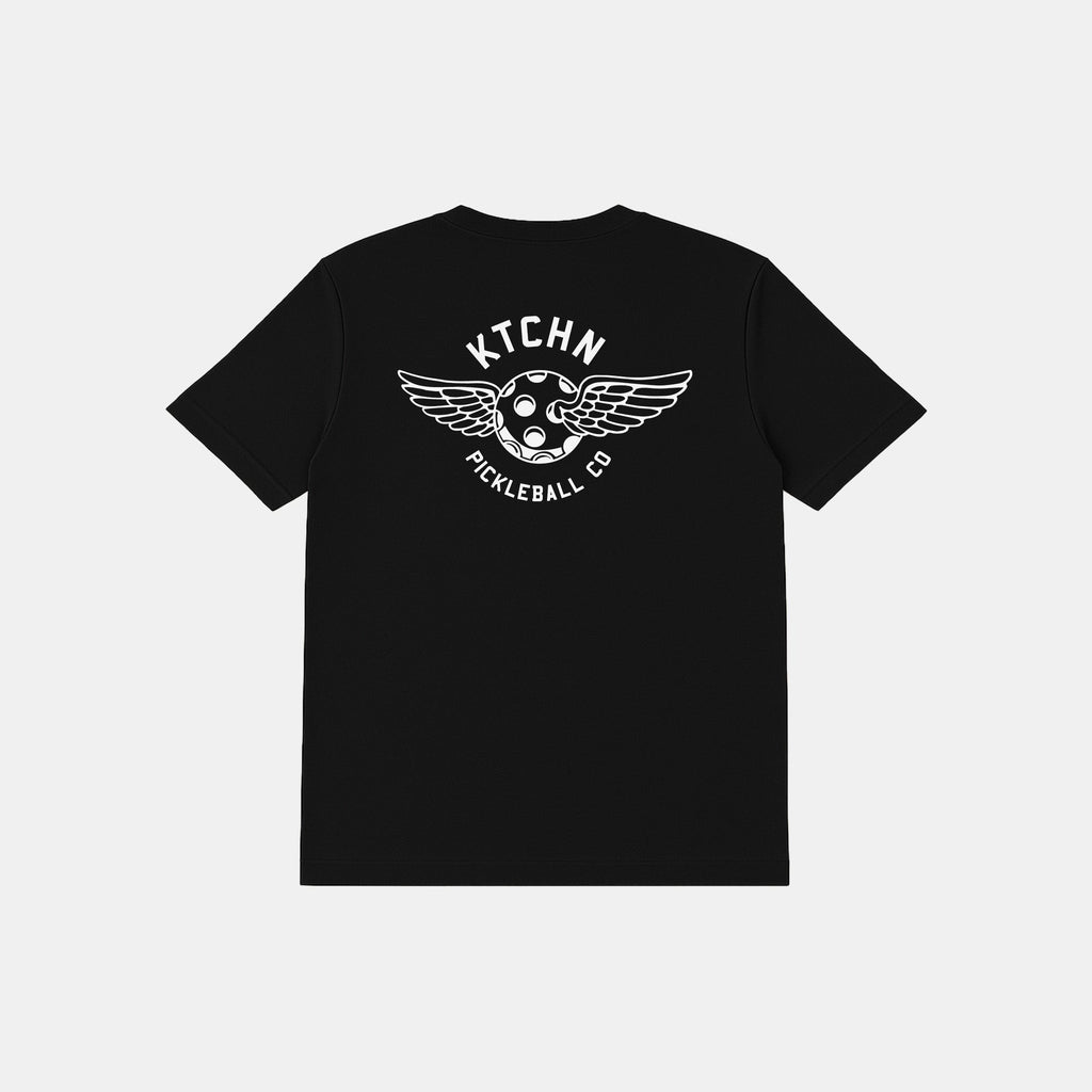 KTCHN Pickleball Co. Wing Pickleball Tee (Black)