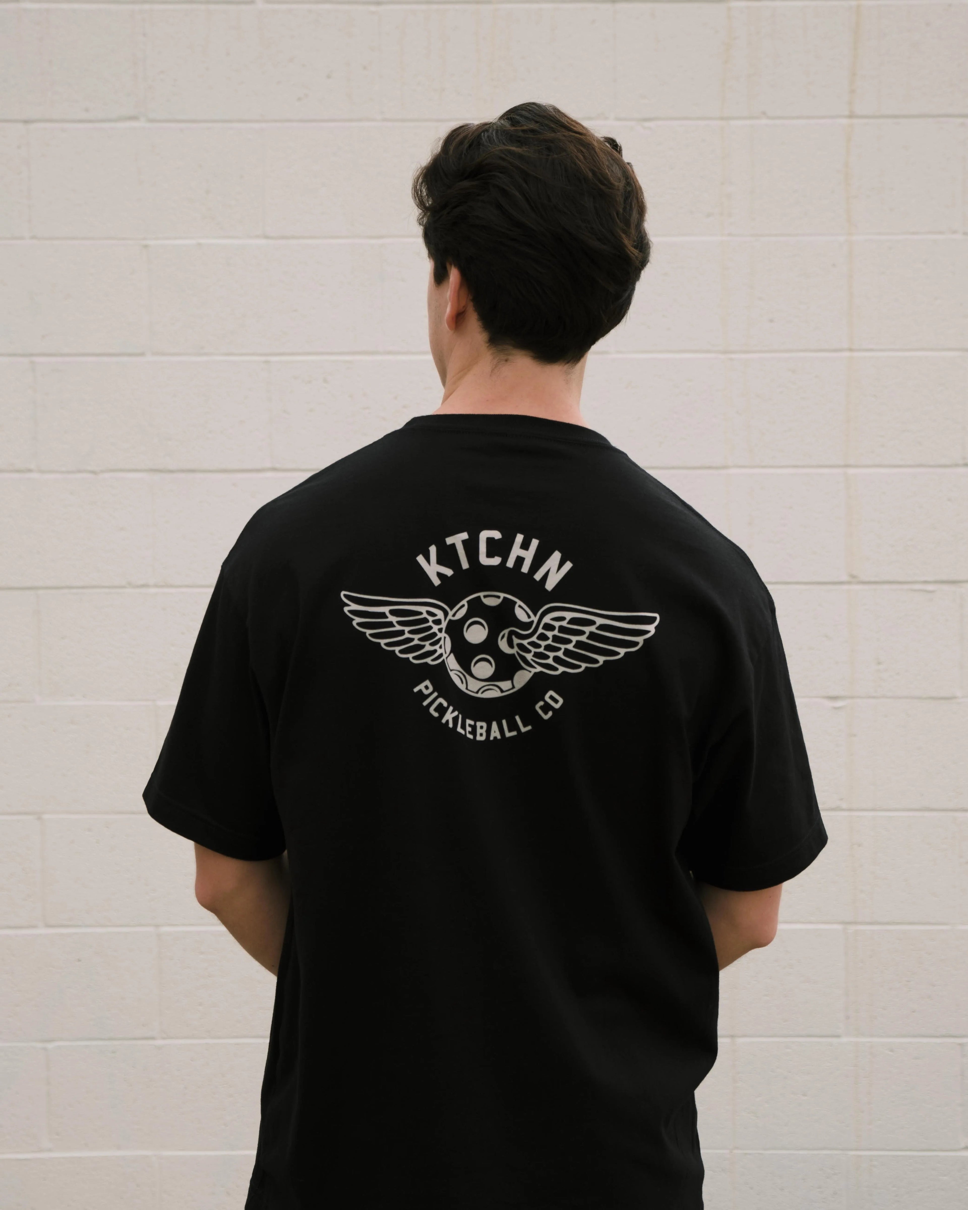 KTCHN Pickleball Co. Wing Pickleball Tee (Black)