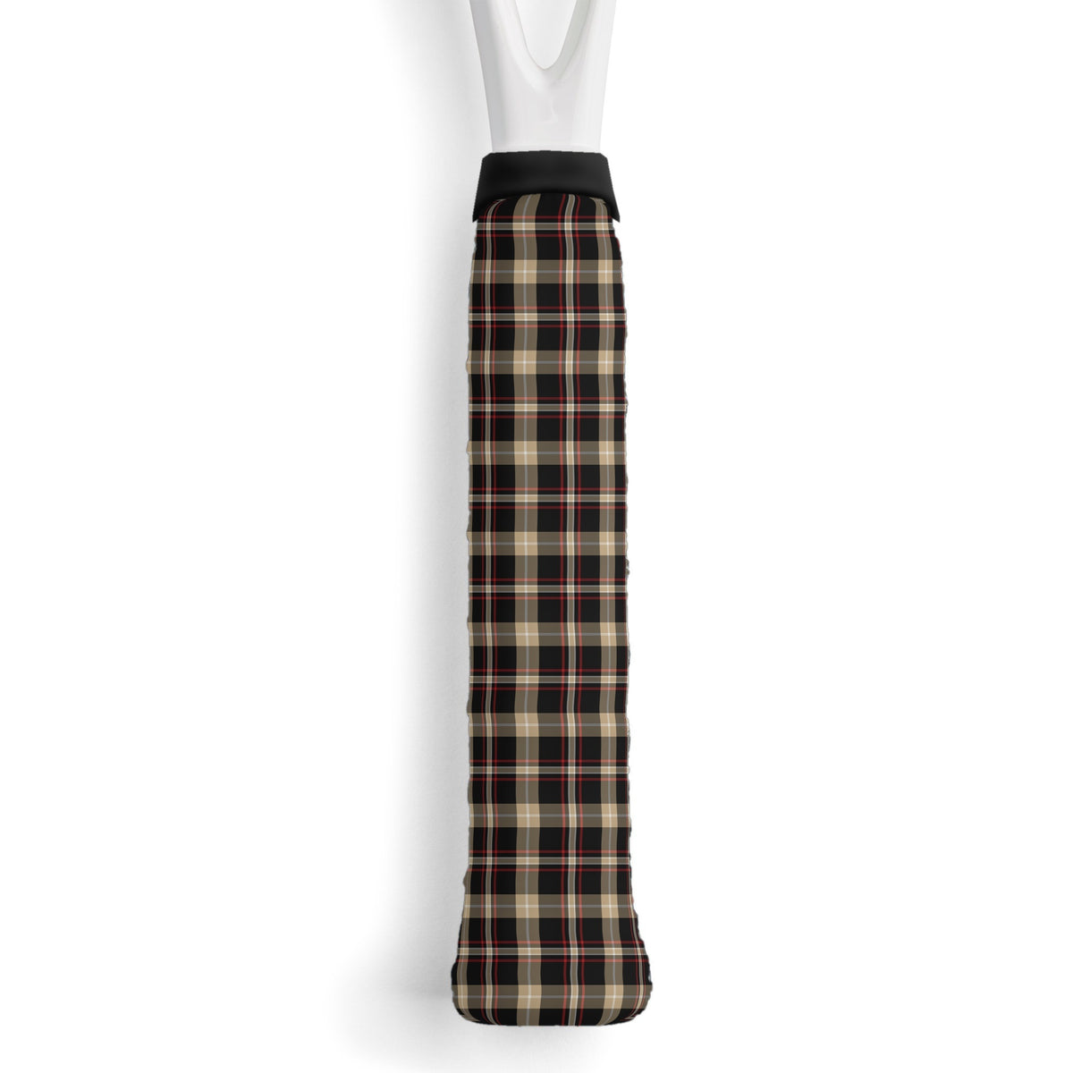 Brown plaid racquet grip tape
