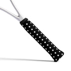 Black and white polka dot grip tape