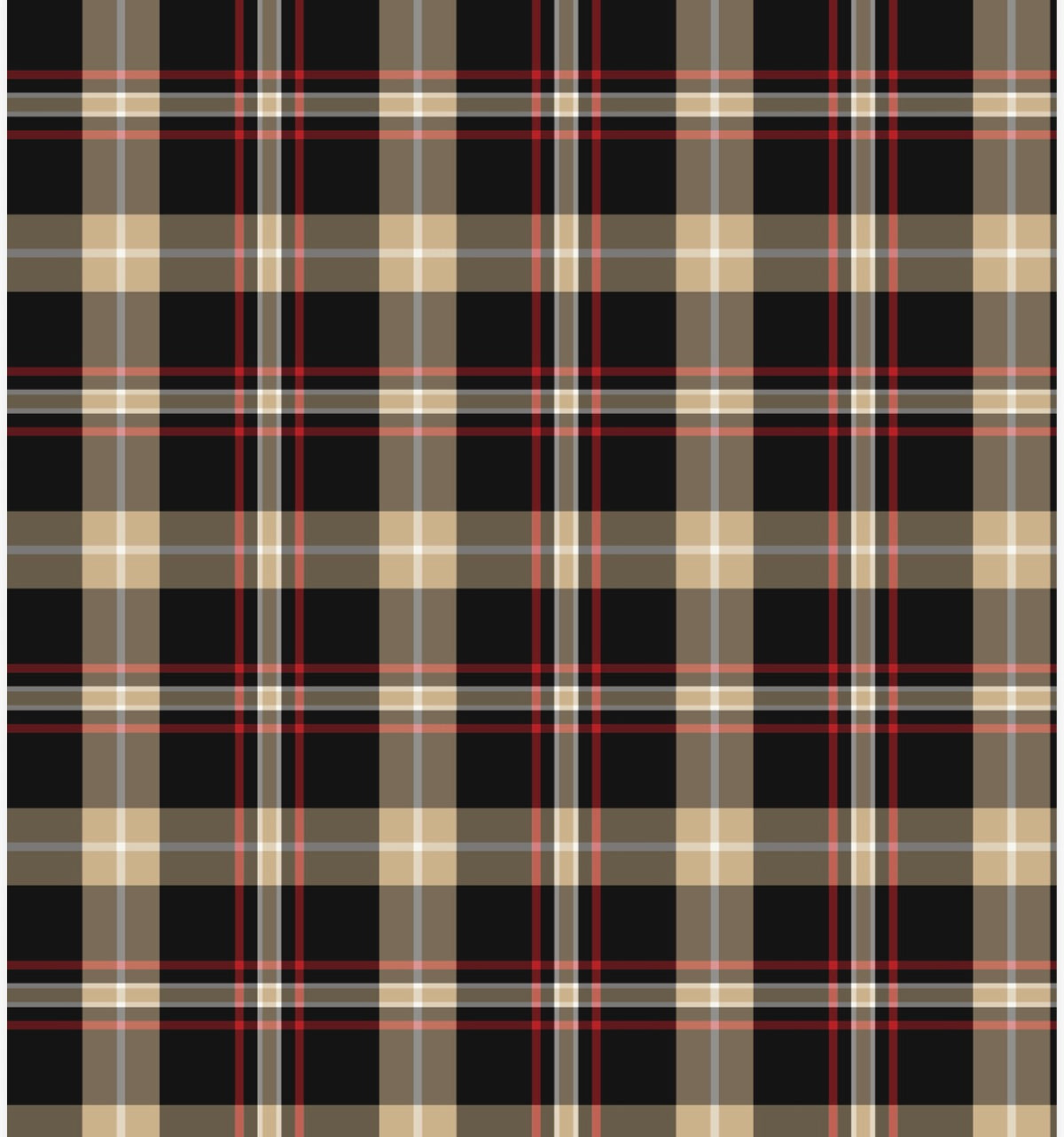 Brown plaid racquet grip tape