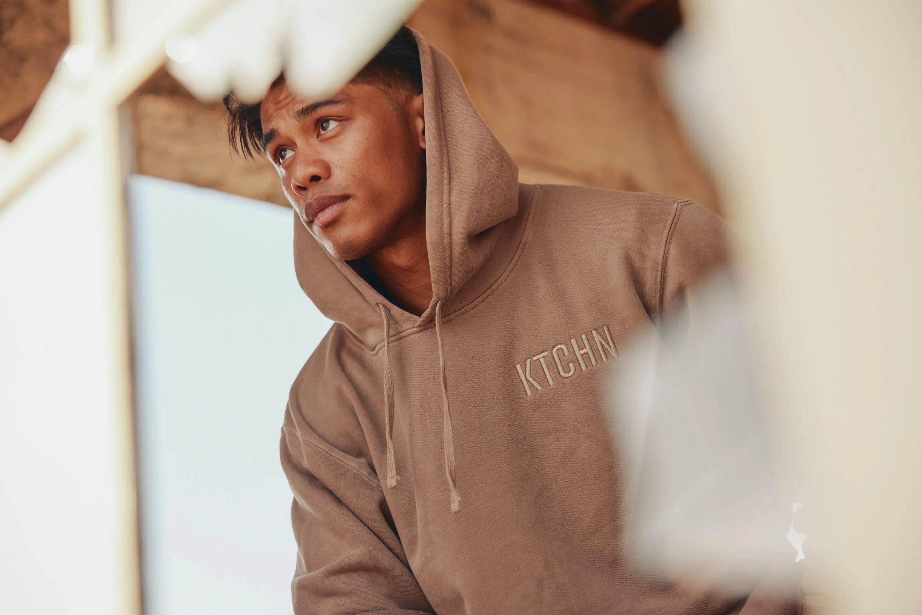 Marine Layer KTCHN Pickleball Hoodie (Clay)